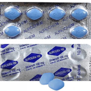 Aurogra pills 100 mg Sildenafil tablets