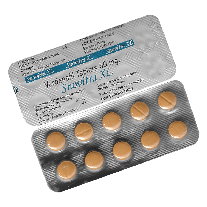 Snovitra XL 60 mg Vardenafil tablets